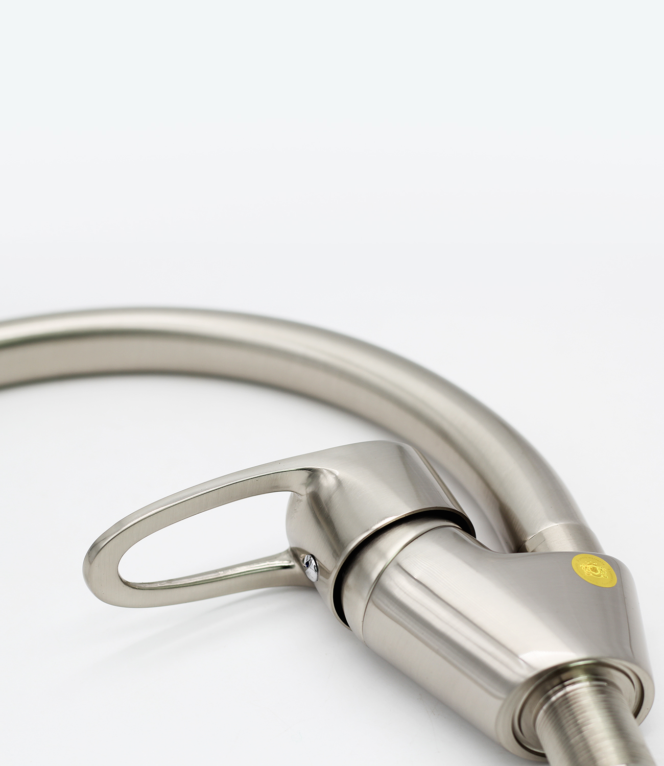 10021-G  Смеситель (САТИН) для кухни "GANZER"  (10/1шт)