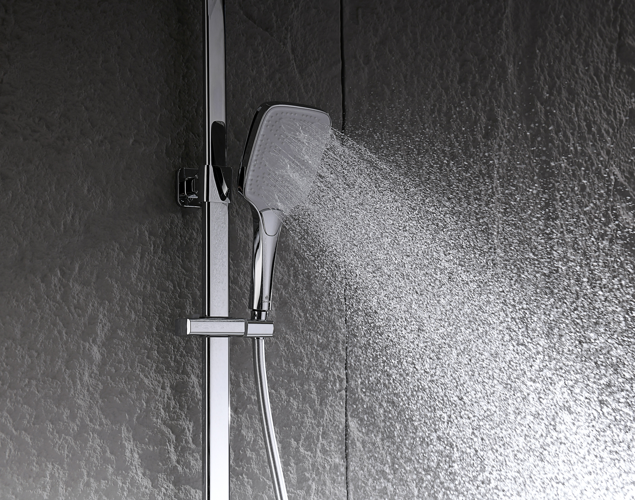 12071 Душевая система с термостатом (ХРОМ) GANZER (5/1шт)