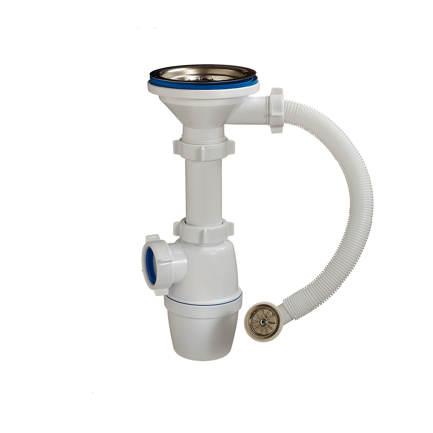 5007 Сифон для гранит. мойки с пер. 3 1/2  40 КРУГ  (30/1шт)