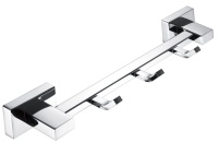 5014 Вешалка для полотенца с 3-я крючками (ХРОМ) ViEiR  (30/1шт)