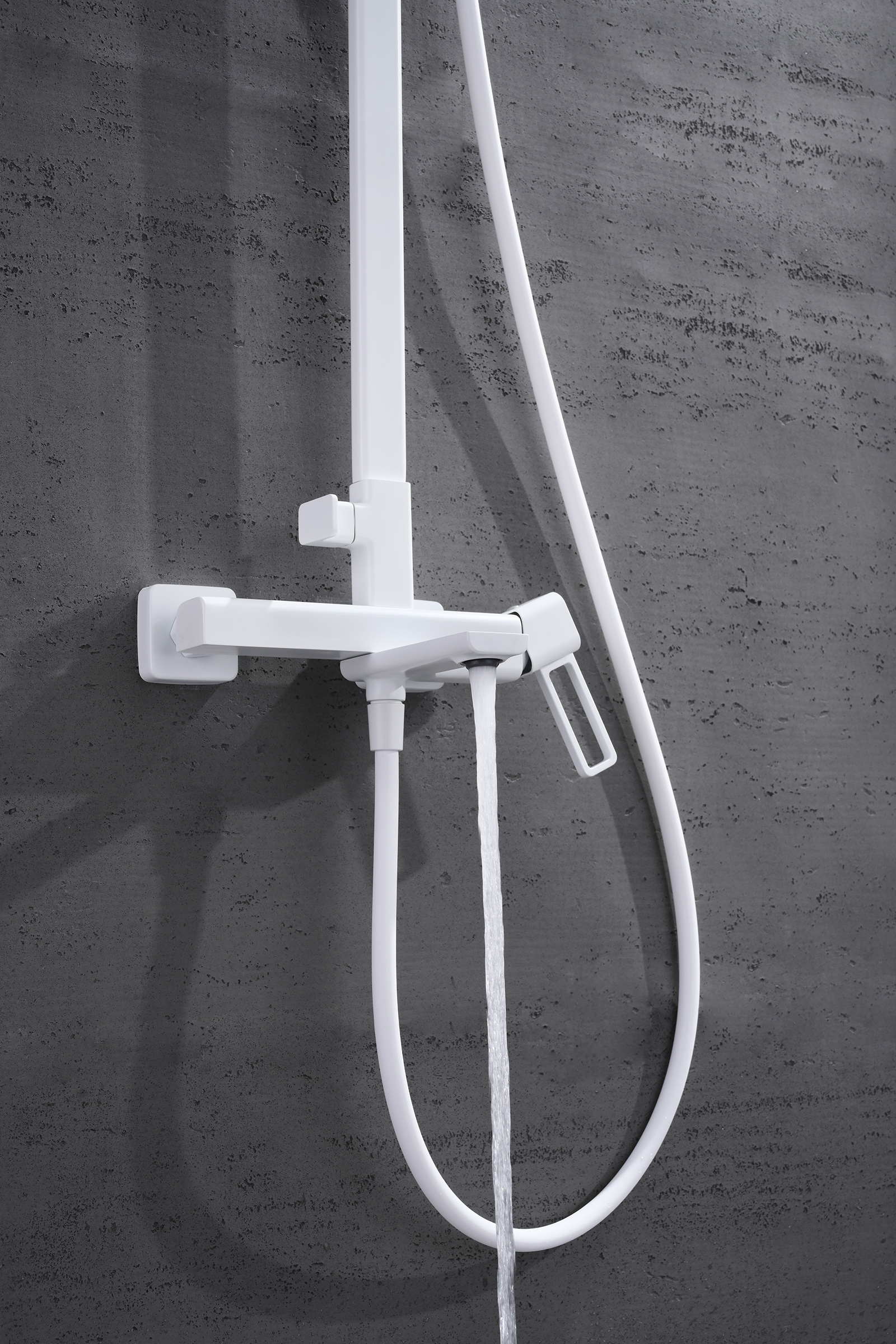 12163-F Душевая система (БЕЛЫЙ) GANZER (5/1шт)