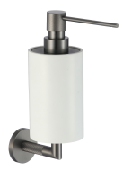 19527-Q Дозатор кварил. для жидкого мыла  (ГРАФИТ) GANZER  (10/1шт)