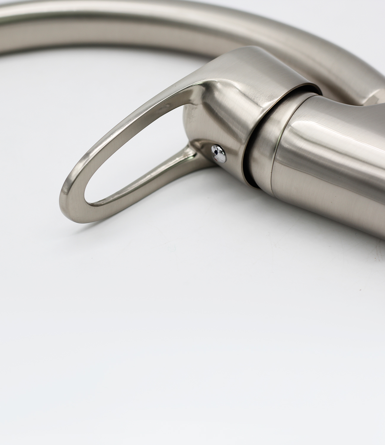 10021-G  Смеситель (САТИН) для кухни "GANZER"  (10/1шт)