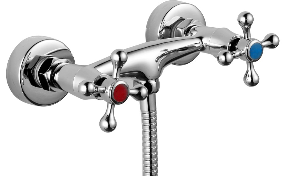 20055 Смеситель 2-ух руч. для душевой кабины HANSEN (10/1шт)