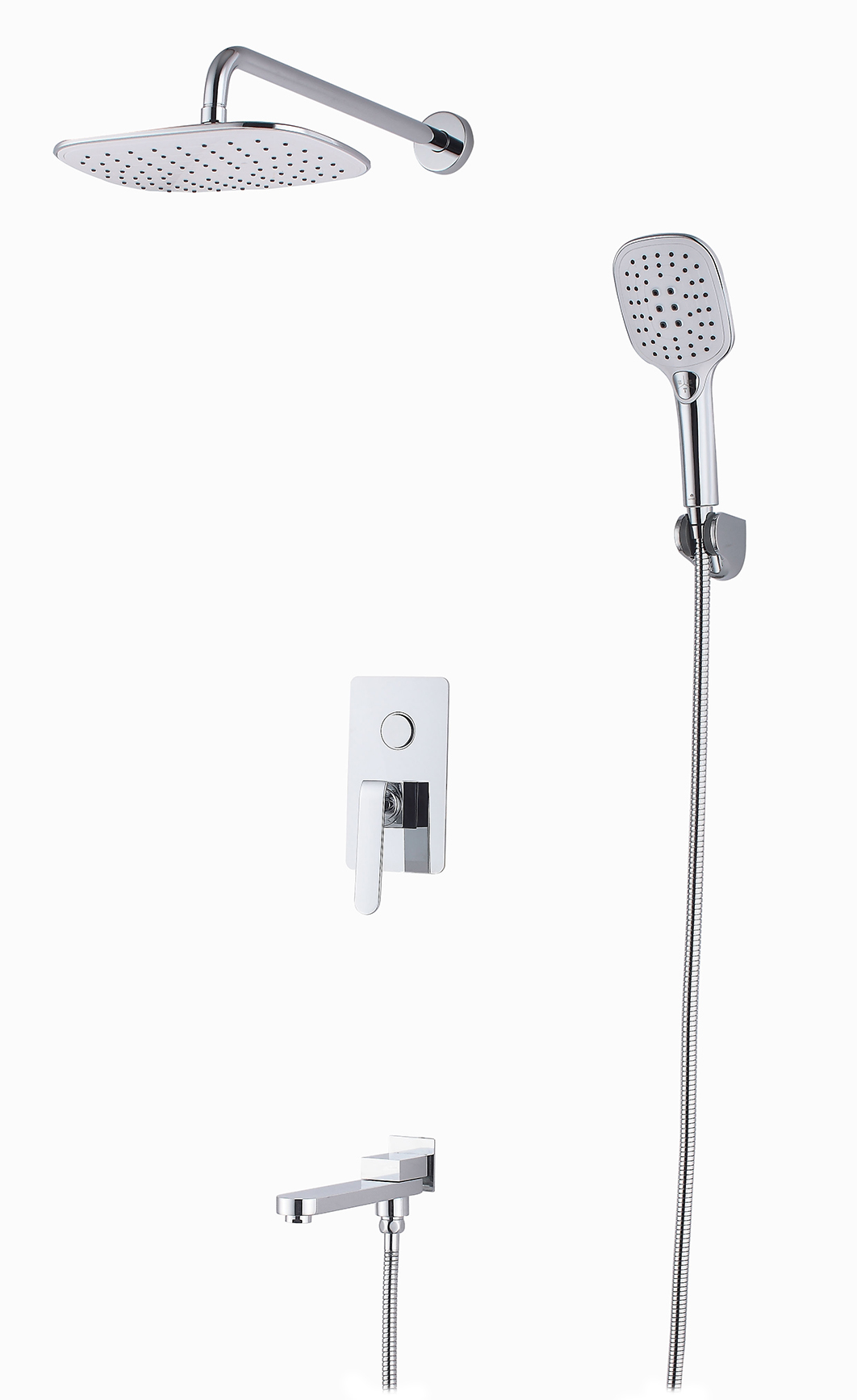 26065 Встроенный смес для душа с 3-функ. "GANZER"  (5/1шт) Л/К