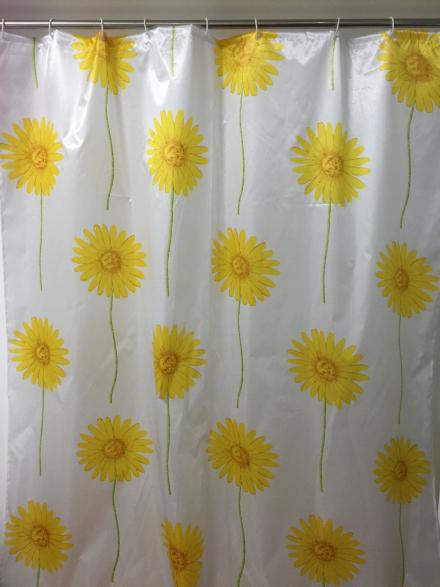 Штора для ванной (ЦВЕТОЧЕК) САВОЛ  (25/1шт)