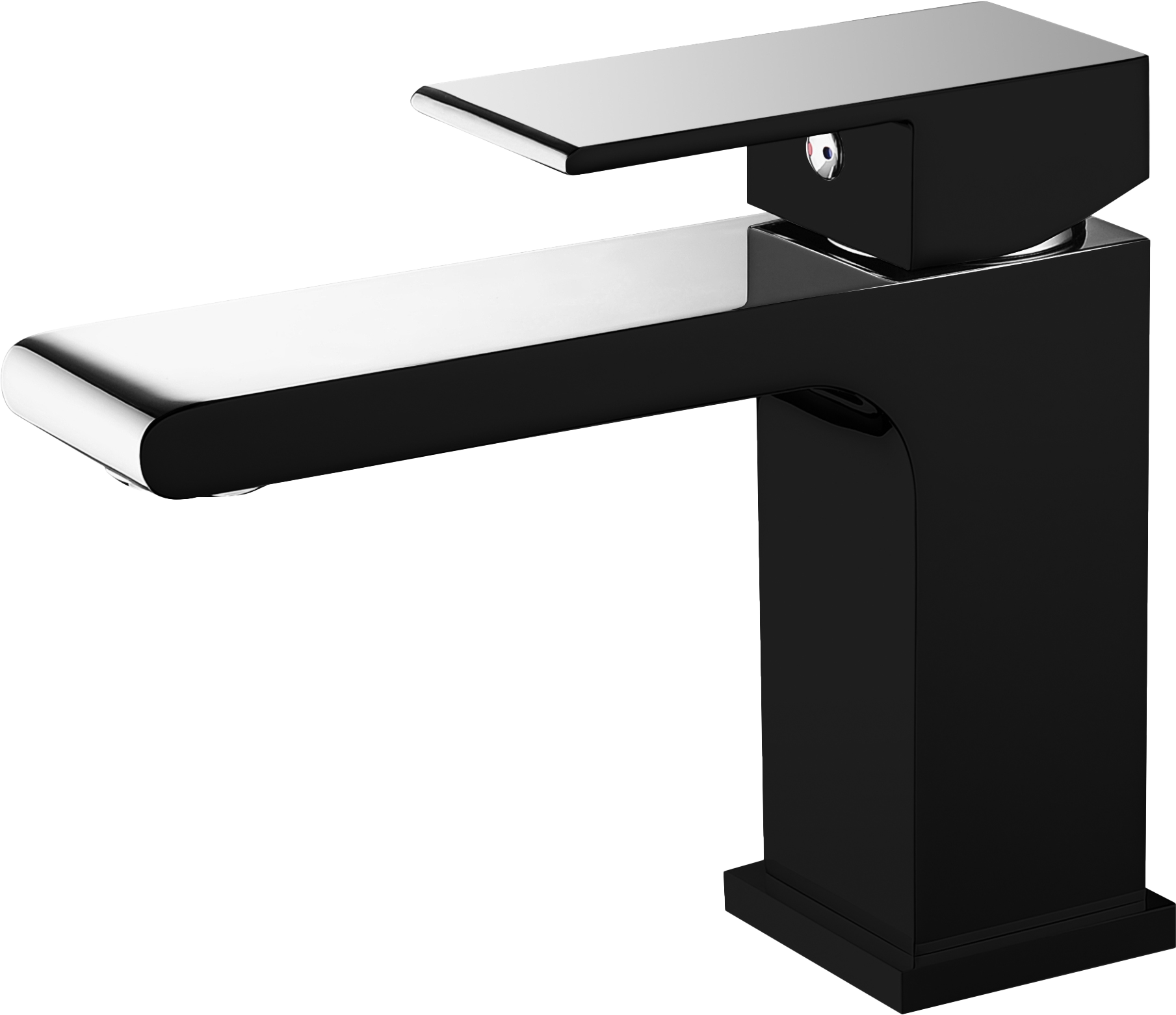 28011-С Смеситель для умыв. (ЧЕНЫЙ) "GANZER" Л/К