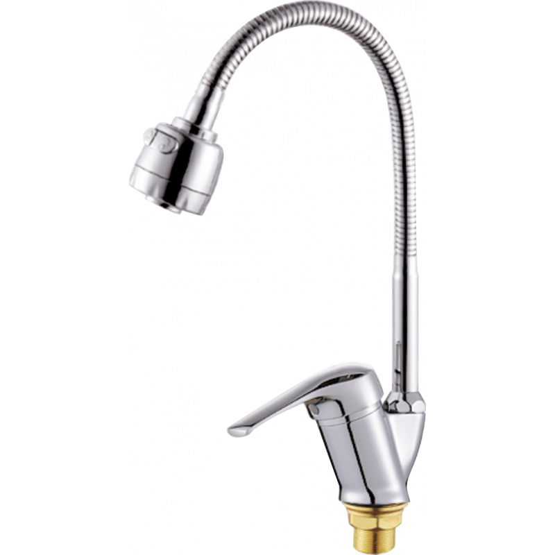 52022 Смеситель для кухни с гибким изливом HANSEN  (10/1шт)