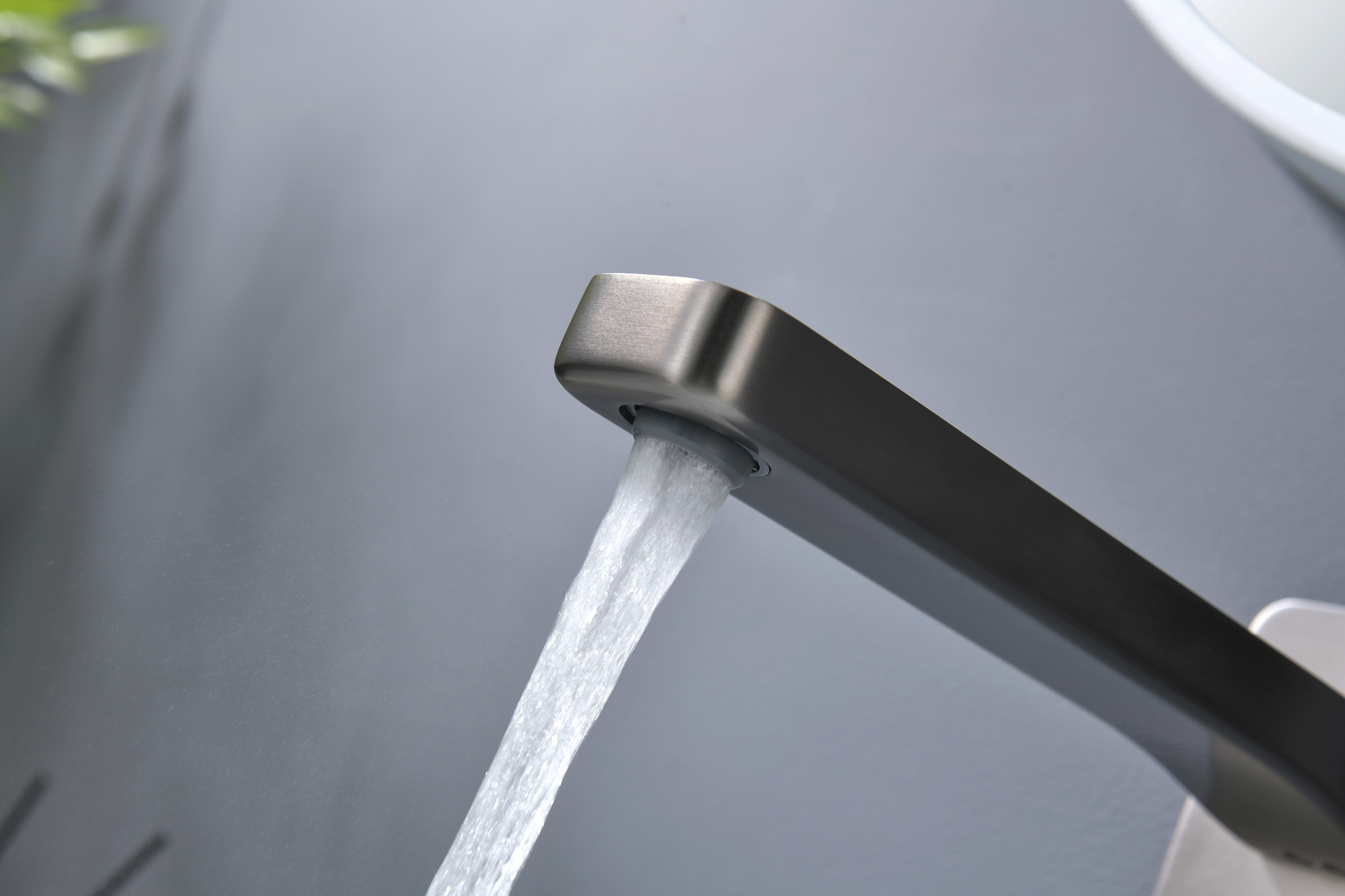 12144-Q Встроенный смес для рак. (ГРАФИТ) GANZER  (10/1шт)