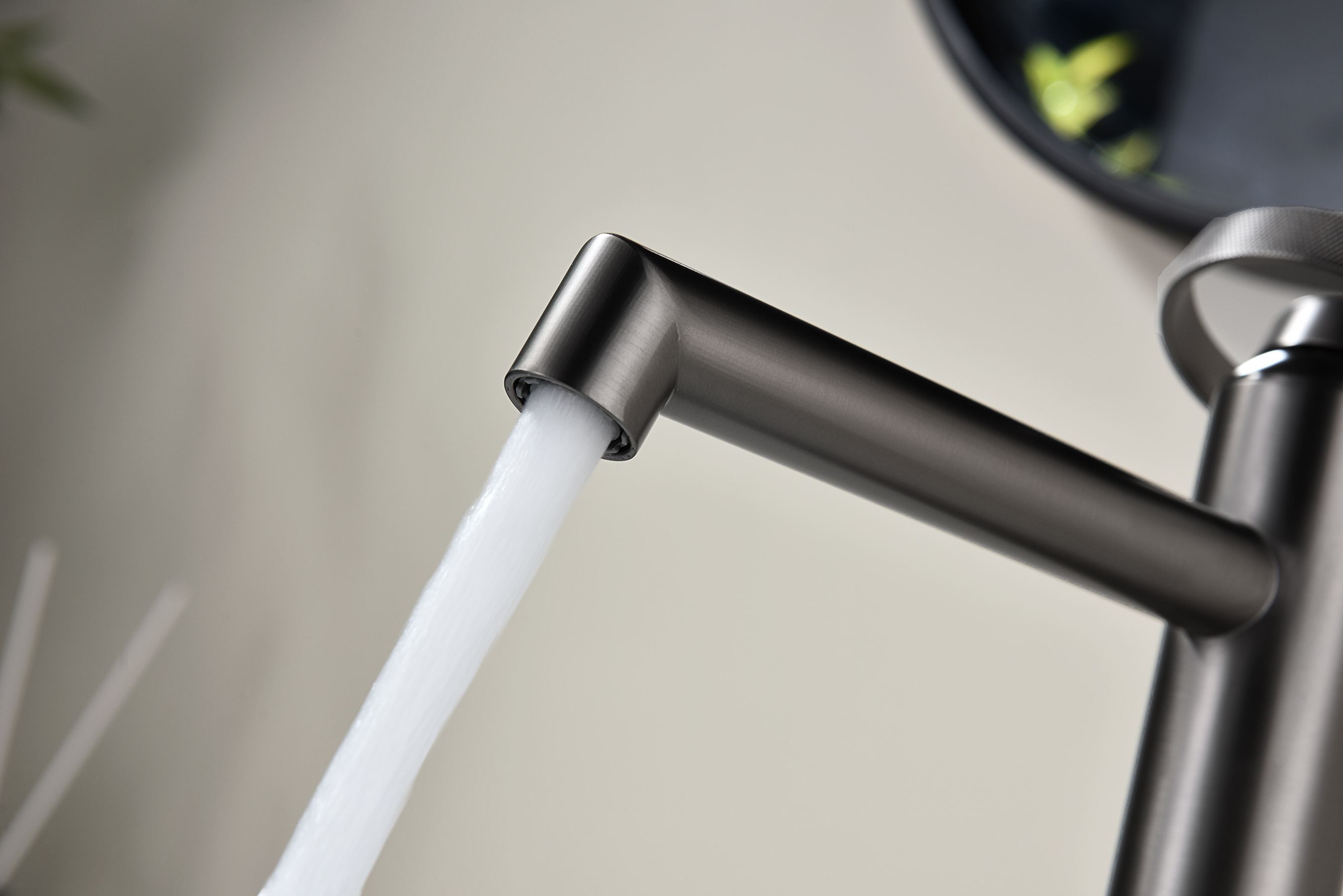 19112-Q Смеситель од. для раковины-чаши (ГРАФИТ) GANZER (10/1шт)