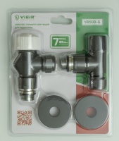 Комплект терморегулирующий 1/2 - Ф15мм  (ГРАФИТ)  ViEiR (36/6/1шт)