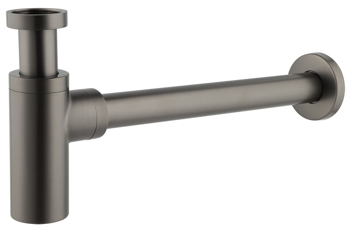 Сифон МЕТАЛЛ. (ГРАФИТ)  GANZER  (20/1шт)