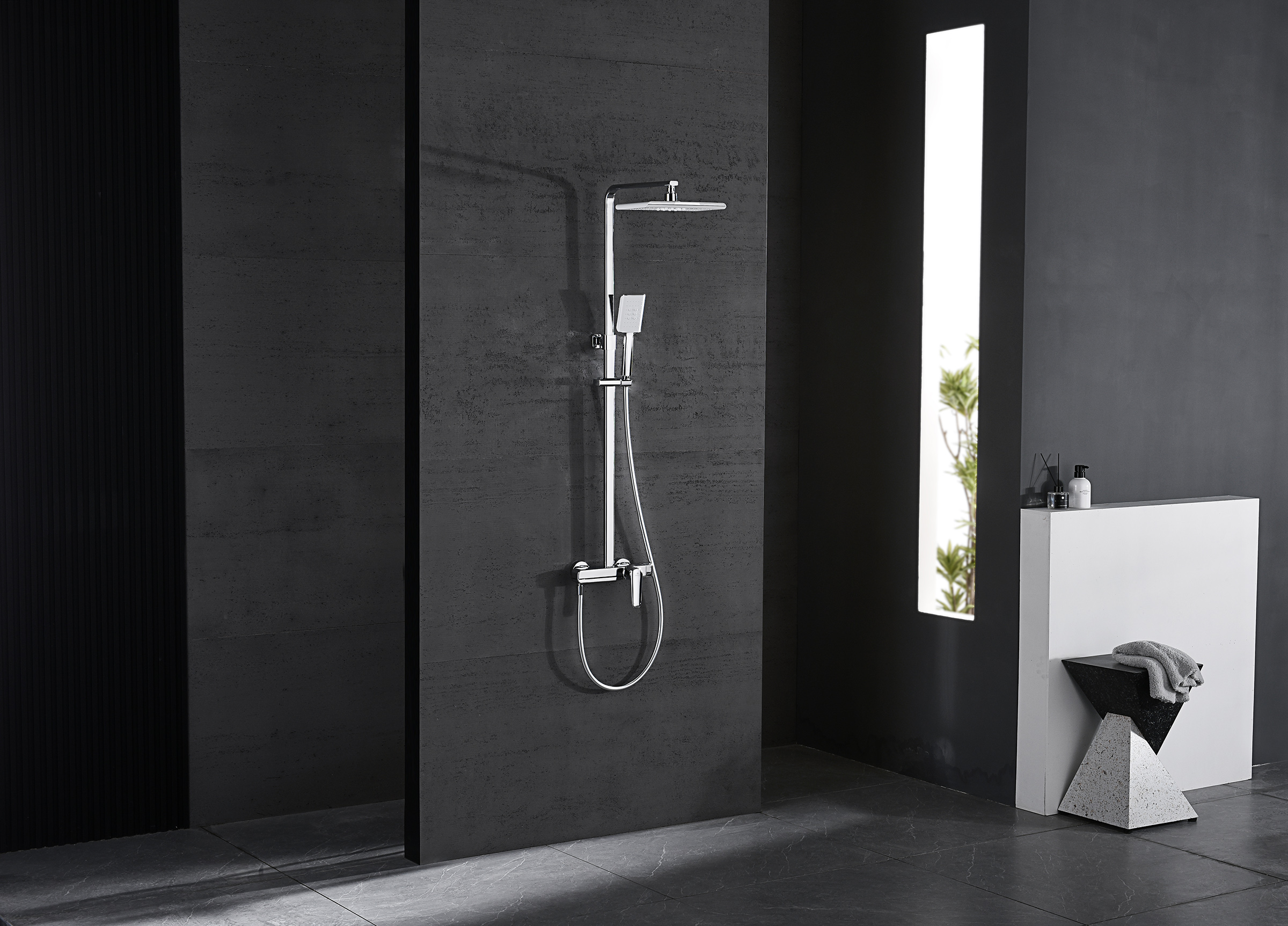 02162 Душевая система (ХРОМ) GANZER (5/1шт)