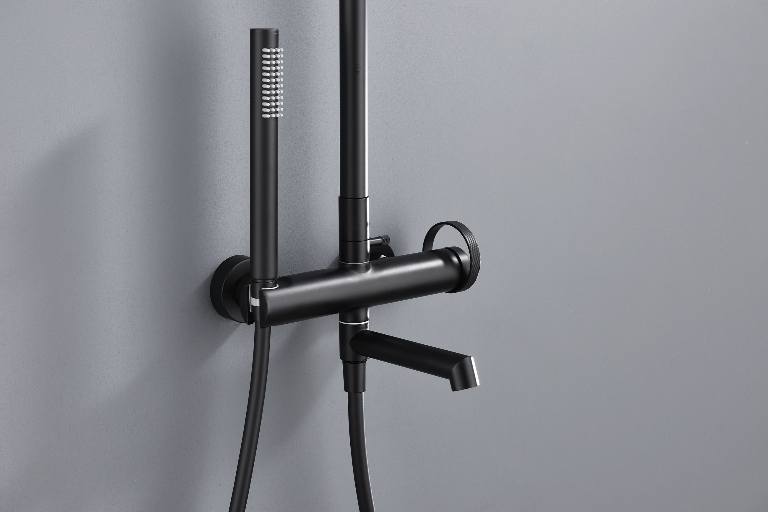 19162-C Душевая система (ЧЕРНЫЙ) GANZER (5/1шт)