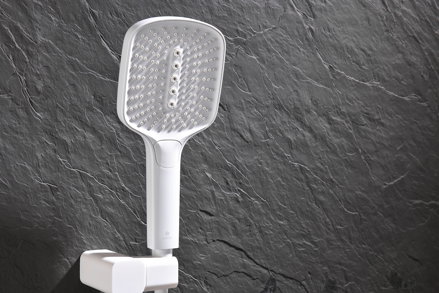 12165-F Смеситель встраиваемый для душа с 3-функ. (БЕЛЫЙ) GANZER (6/1шт)