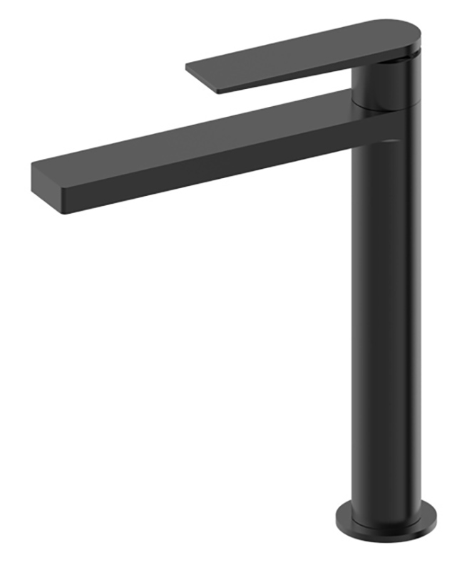 07012-C Смеситель для умыв. ЧЕРНЫЙ (ВЫСОКИЙ) "GANZER"  (5/1шт)  Л/К