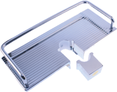 Полка для душевой стойки (ХРОМ) GANZER (40шт)