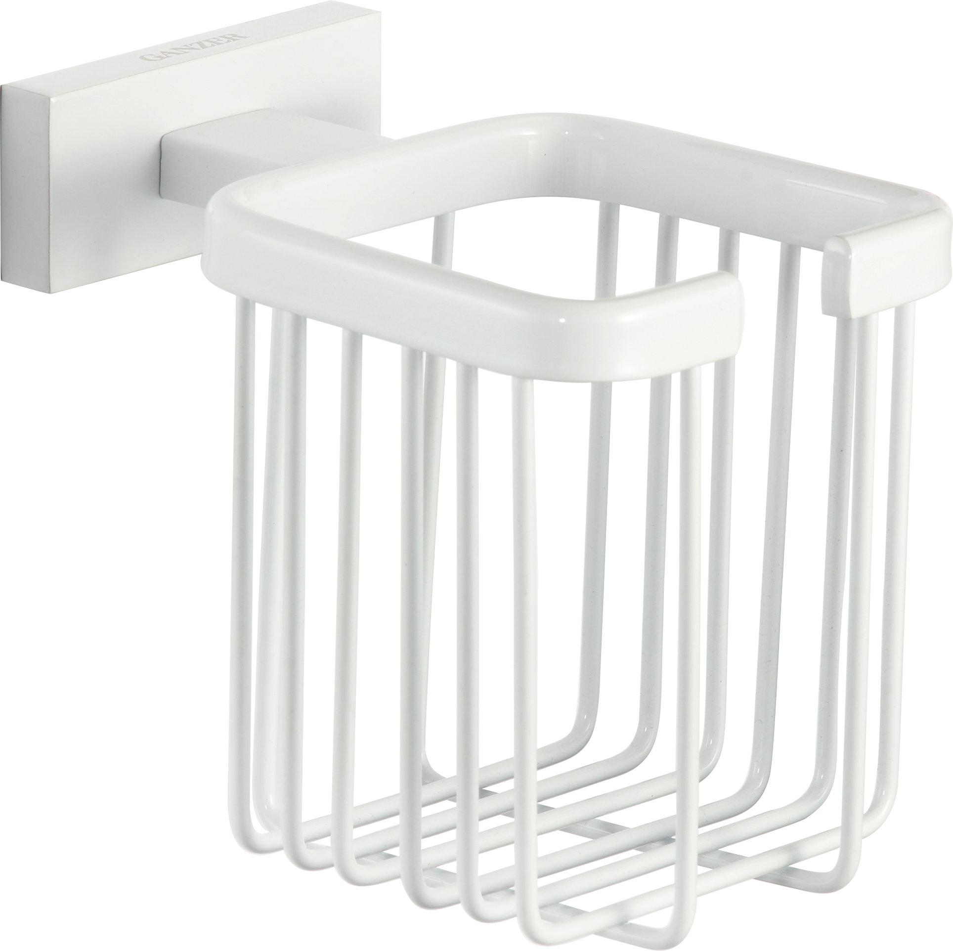 88038-F Держатель для освежителя (БЕЛЫЙ) GANZER (20/1шт)