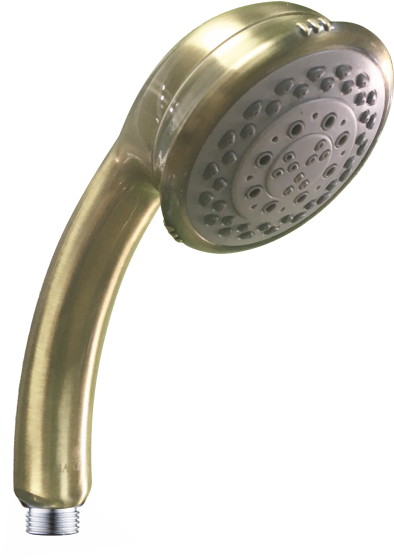 5005-D Лейка массажная 5 позиции (БРОНЗА) GANZER  (40/1шт)