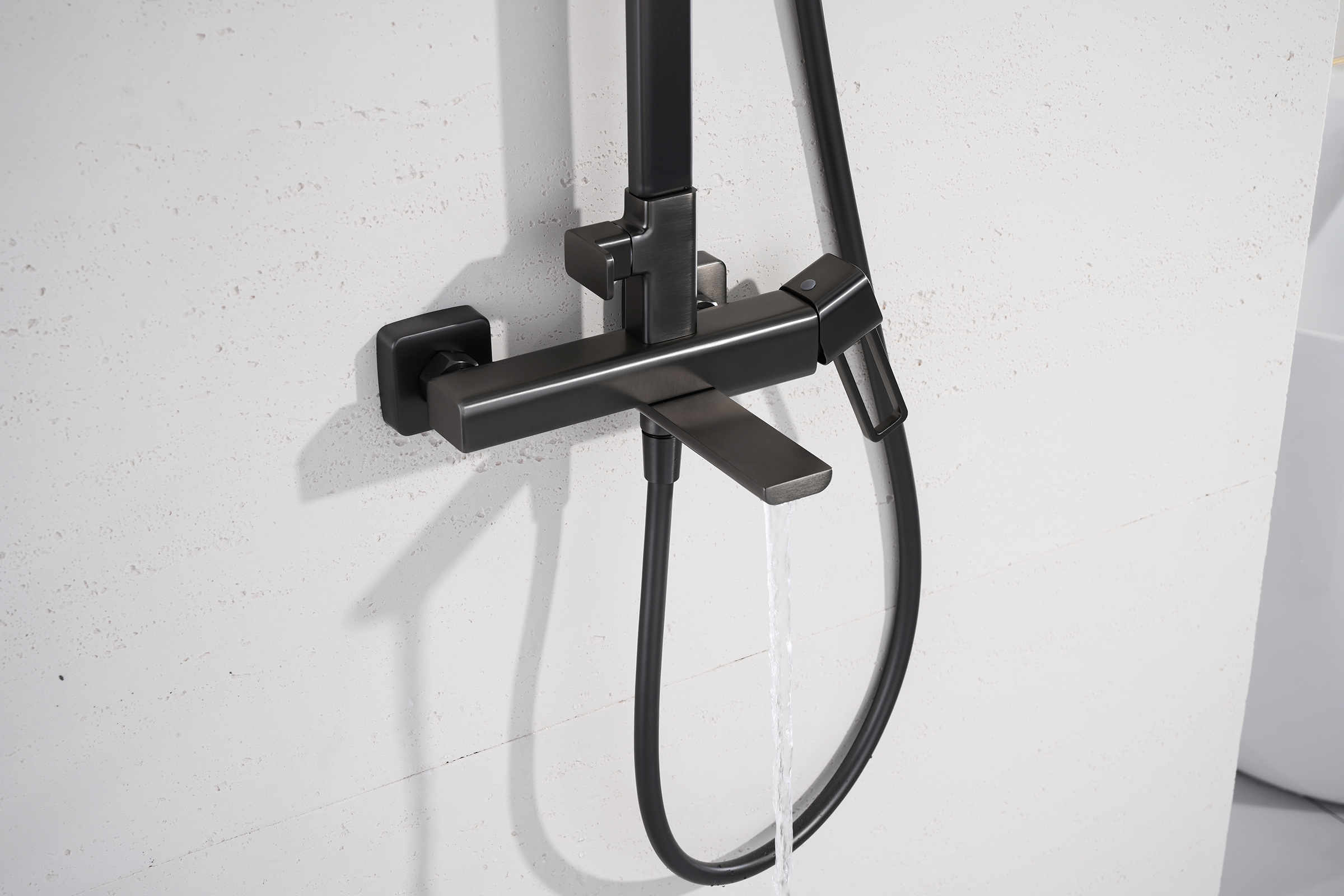 12163-Q Душевая система (ГРАФИТ) GANZER (5/1шт)