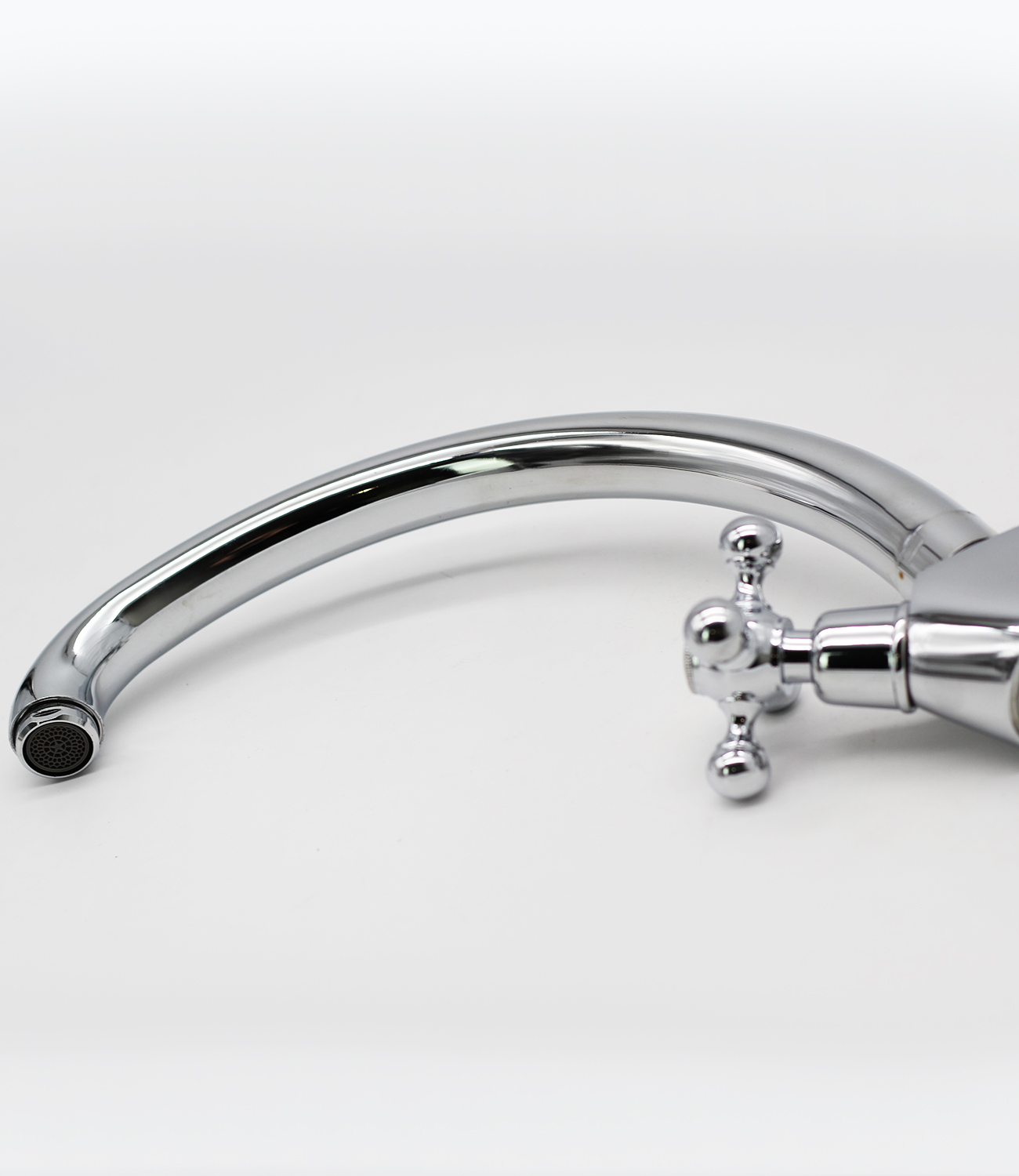 09021 Смеситель двухвентельный для кухни "GANZER"  (10/1шт)