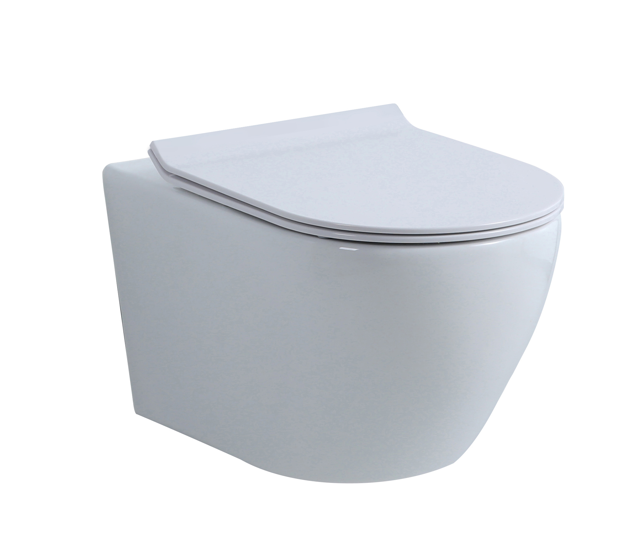 Унитаз подвесной, круглый (БЕЛЫЙ)  GANZER