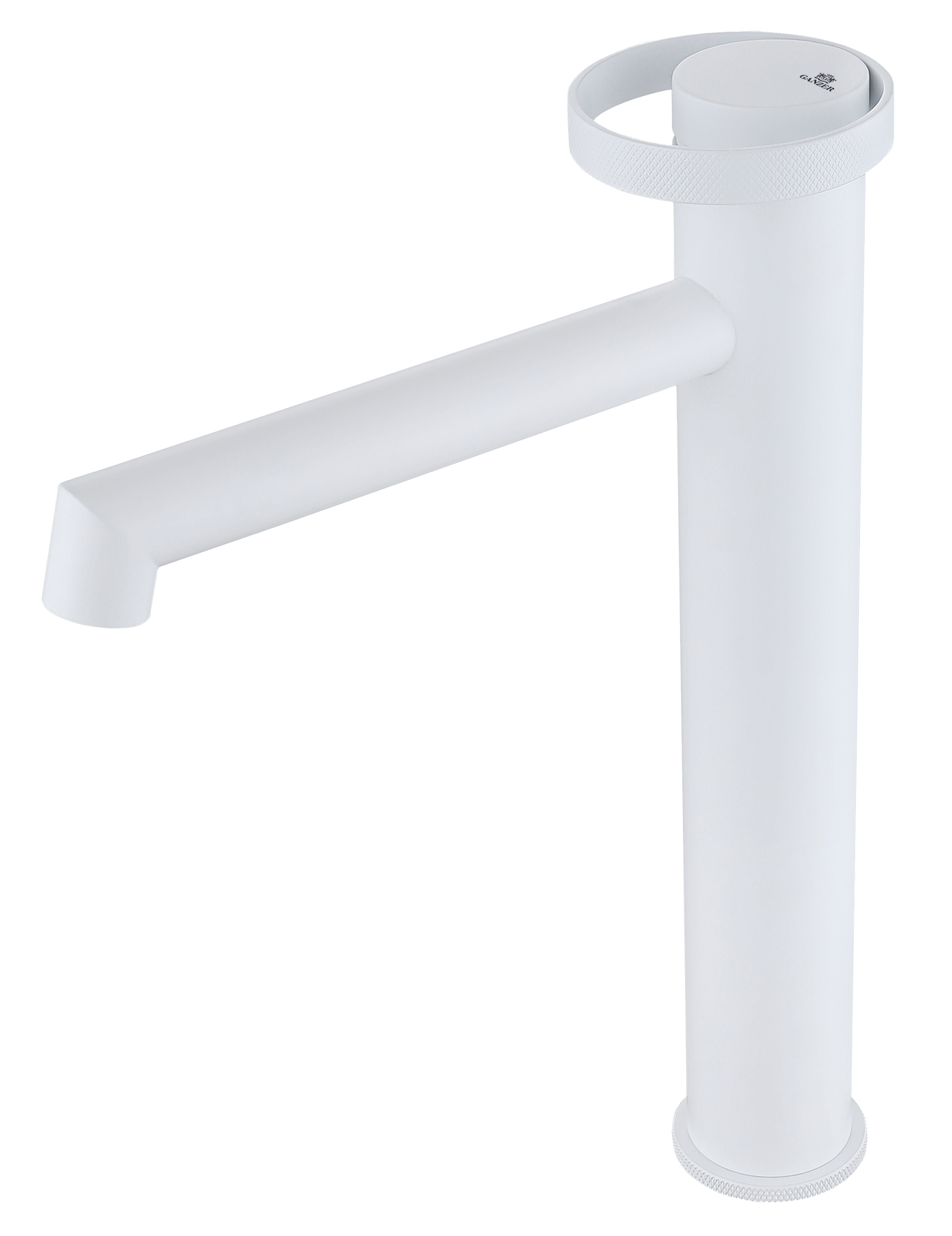 19112-F Смеситель од. для раковины-чаши (БЕЛЫЙ) GANZER (10/1шт)