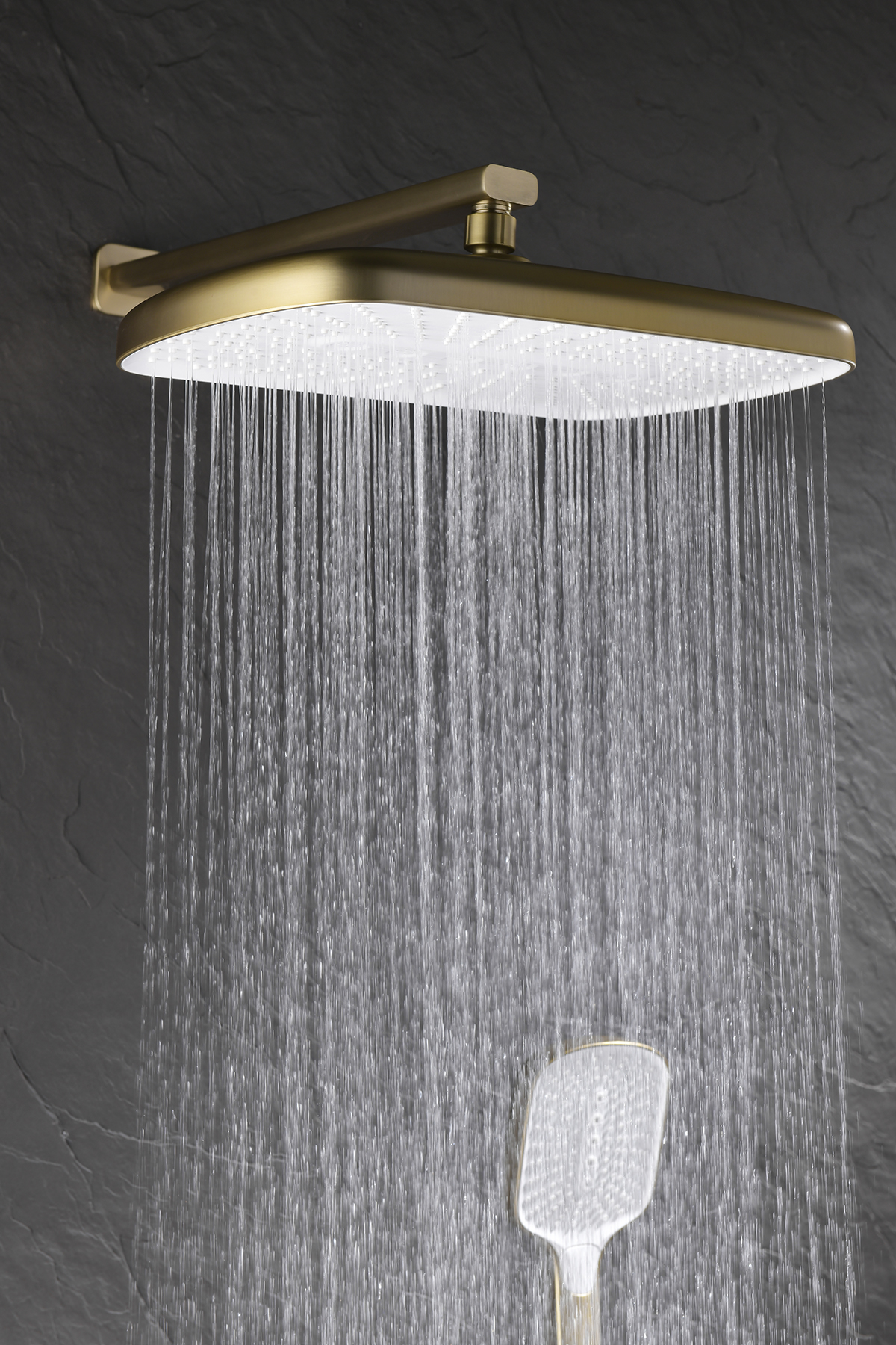 12165-S Смеситель встраиваемый для душа с 3-функ. (Мат. Золото) GANZER (6/1шт)